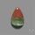 Bi-color Bloodstone Cabochon