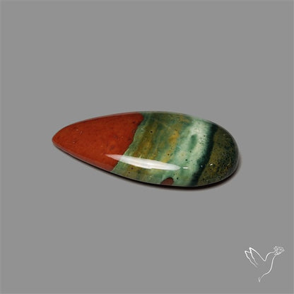 Bi-color Bloodstone Cabochon
