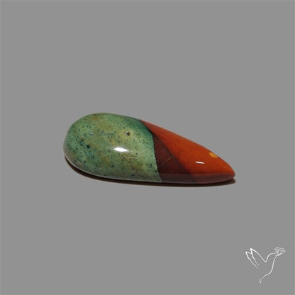 Bi-color Bloodstone Cabochon