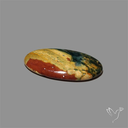 Bi-color Bloodstone Cabochon