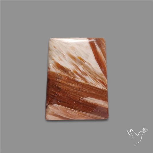 Orange-Brown Calcite Cabochon