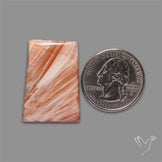 Orange-Brown Calcite Cabochon
