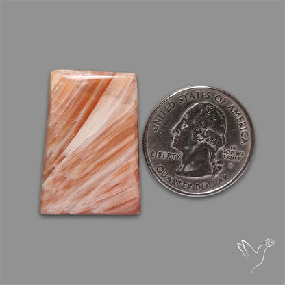 Orange-Brown Calcite Cabochon