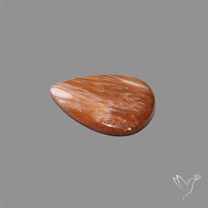 Orange-Brown Calcite Cabochon