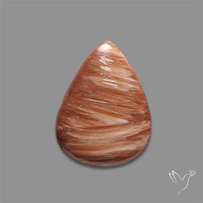 Orange-Brown Calcite Cabochon