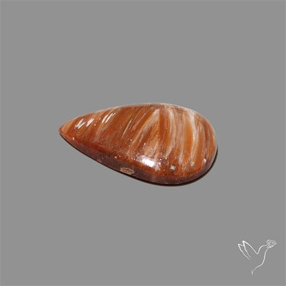 Orange-Brown Calcite Cabochon