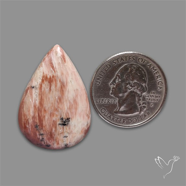 Orange-Brown Calcite Cabochon