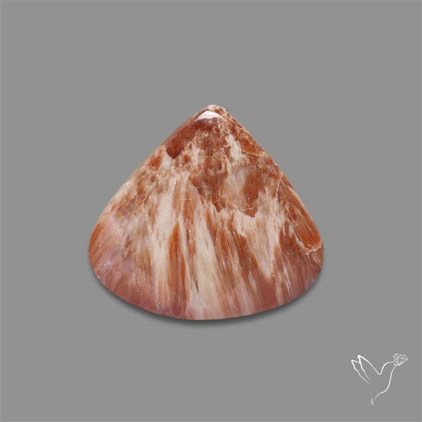 Orange-Brown Calcite Cabochon
