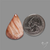 Orange-Brown Calcite Cabochon