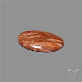 Orange-Brown Calcite Cabochon