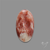 Orange-Brown Calcite Cabochon
