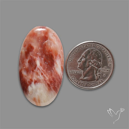 Orange-Brown Calcite Cabochon