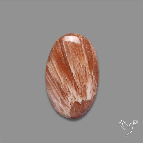 Orange-Brown Calcite Cabochon