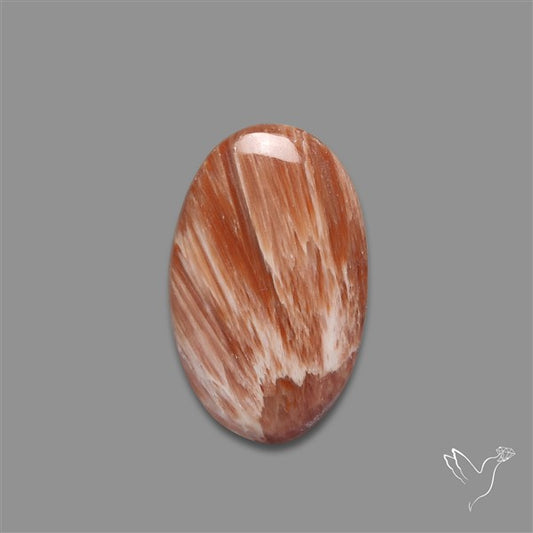 Orange-Brown Calcite Cabochon