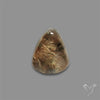 Lodolite Garden Quartz with Golden Rutile Inclusions Cabochon (Raw Backs)