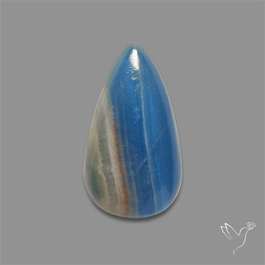 Aquatine Lemurian Calcite Cabochon
