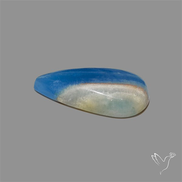 Aquatine Lemurian Calcite Cabochon