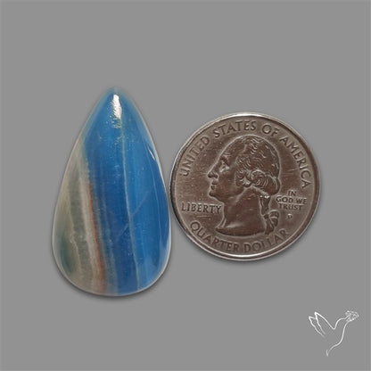 Aquatine Lemurian Calcite Cabochon