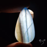 Aquatine Lemurian Calcite Cabochon