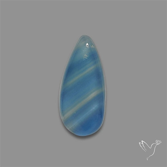 Aquatine Lemurian Calcite Cabochon