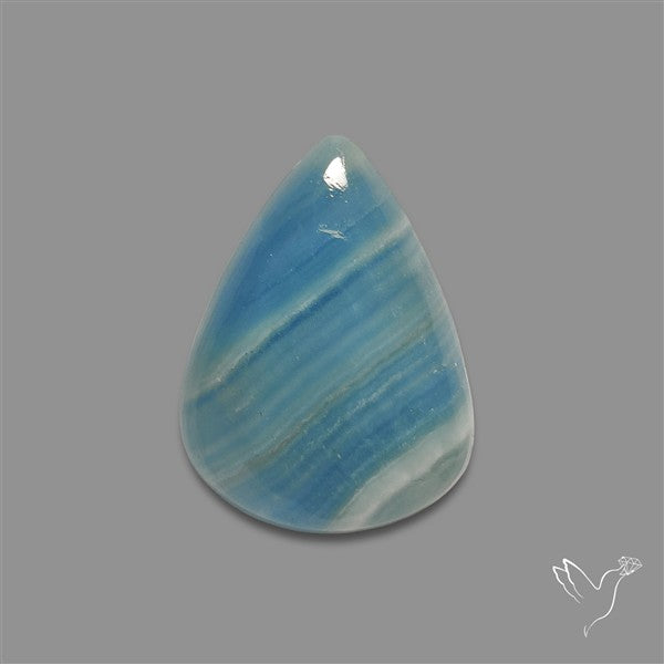 Aquatine Lemurian Calcite Cabochon