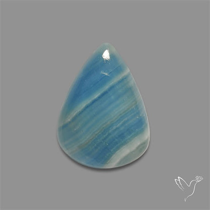 Aquatine Lemurian Calcite Cabochon
