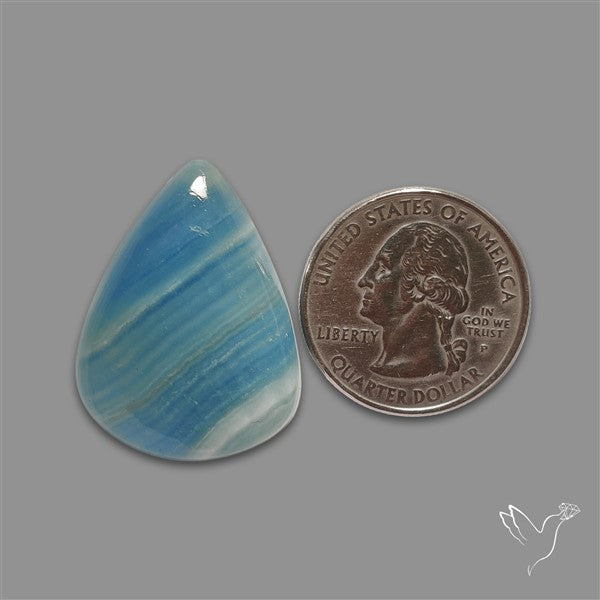 Aquatine Lemurian Calcite Cabochon