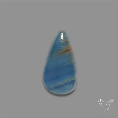 Aquatine Lemurian Calcite Cabochon