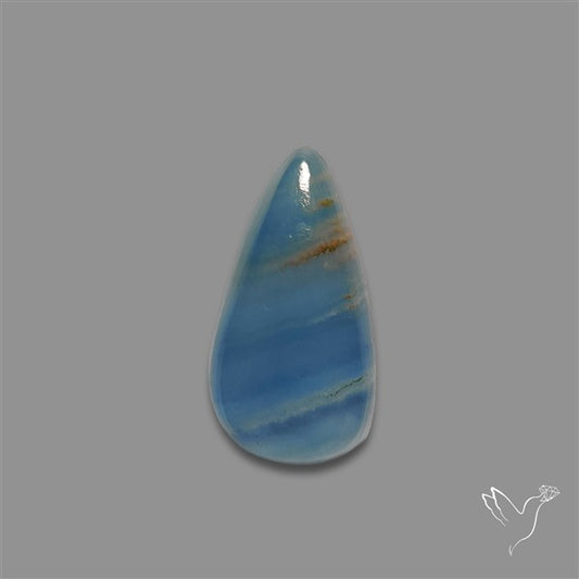 Aquatine Lemurian Calcite Cabochon