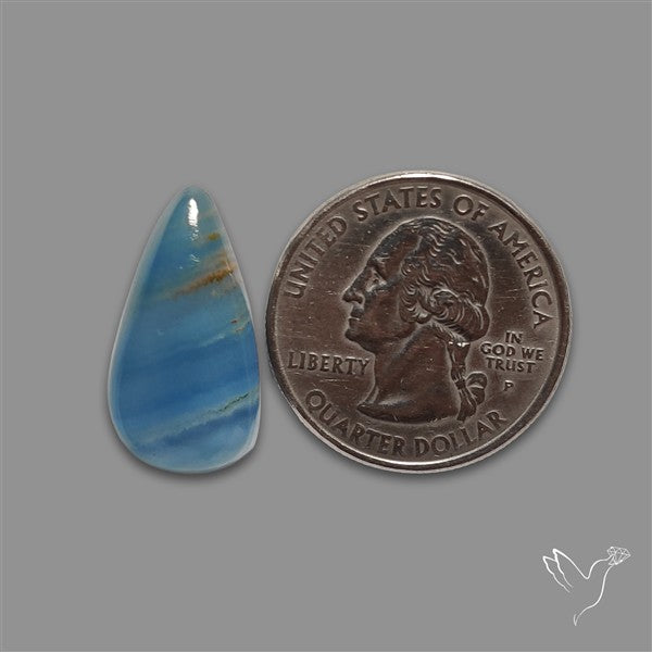 Aquatine Lemurian Calcite Cabochon
