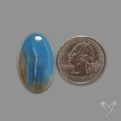 Aquatine Lemurian Calcite Cabochon