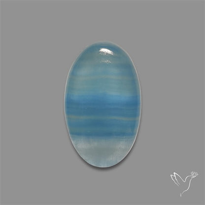 Aquatine Lemurian Calcite Cabochon