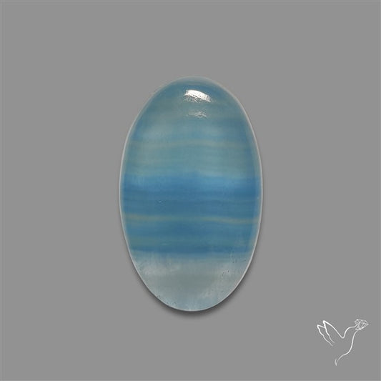Aquatine Lemurian Calcite Cabochon