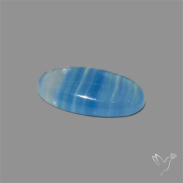 Aquatine Lemurian Calcite Cabochon