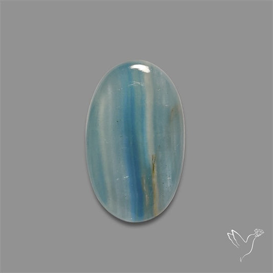 Aquatine Lemurian Calcite Cabochon