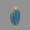 Aquatine Lemurian Calcite Cabochon