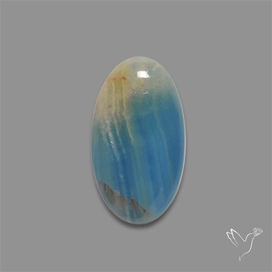 Aquatine Lemurian Calcite Cabochon