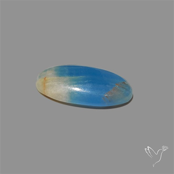 Aquatine Lemurian Calcite Cabochon