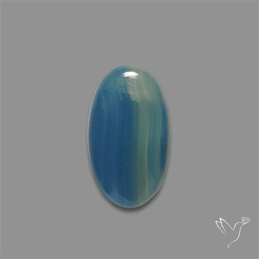 Aquatine Lemurian Calcite Cabochon