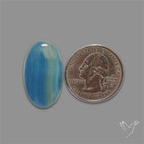 Aquatine Lemurian Calcite Cabochon