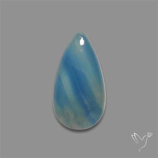 Aquatine Lemurian Calcite Cabochon