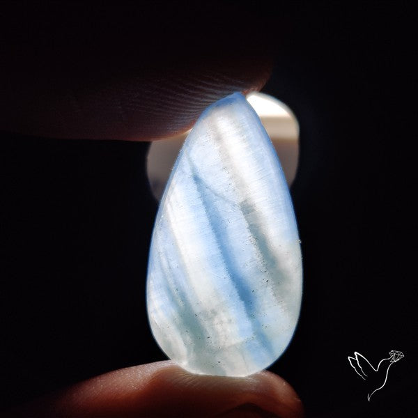 Aquatine Lemurian Calcite Cabochon