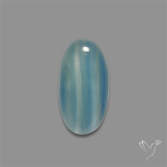 Aquatine Lemurian Calcite Cabochon