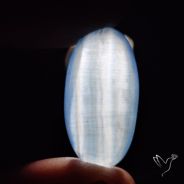 Aquatine Lemurian Calcite Cabochon