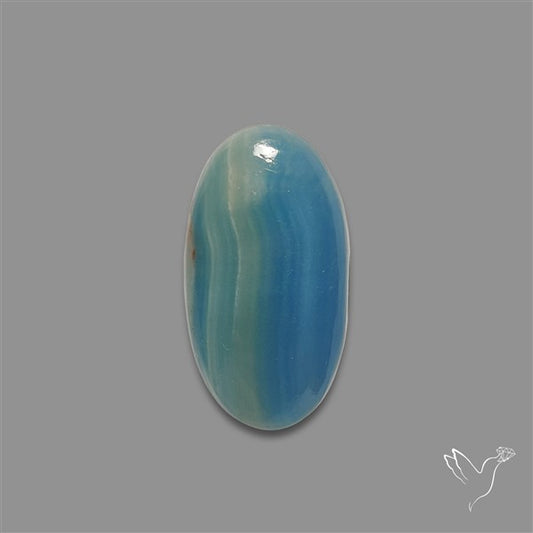 Aquatine Lemurian Calcite Cabochon