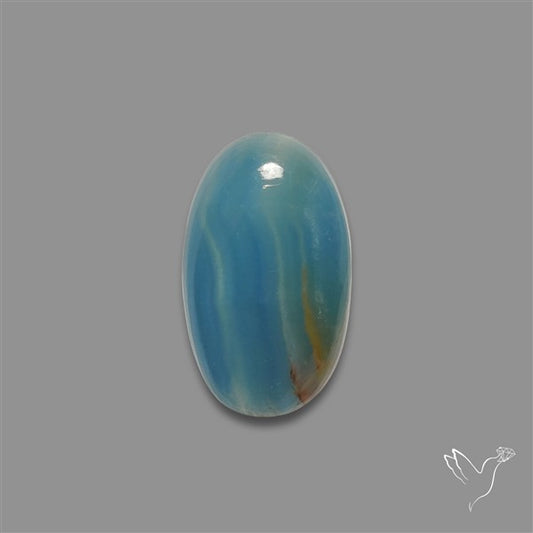 Aquatine Lemurian Calcite Cabochon