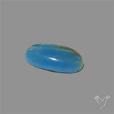 Aquatine Lemurian Calcite Cabochon