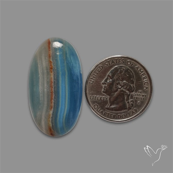 Aquatine Lemurian Calcite Cabochon