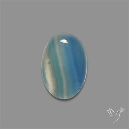 Aquatine Lemurian Calcite Cabochon