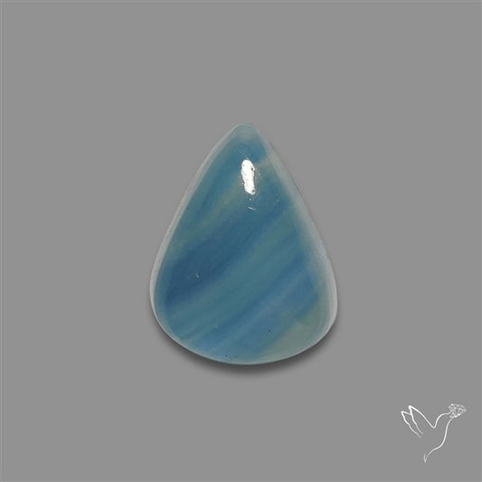 Aquatine Lemurian Calcite Cabochon